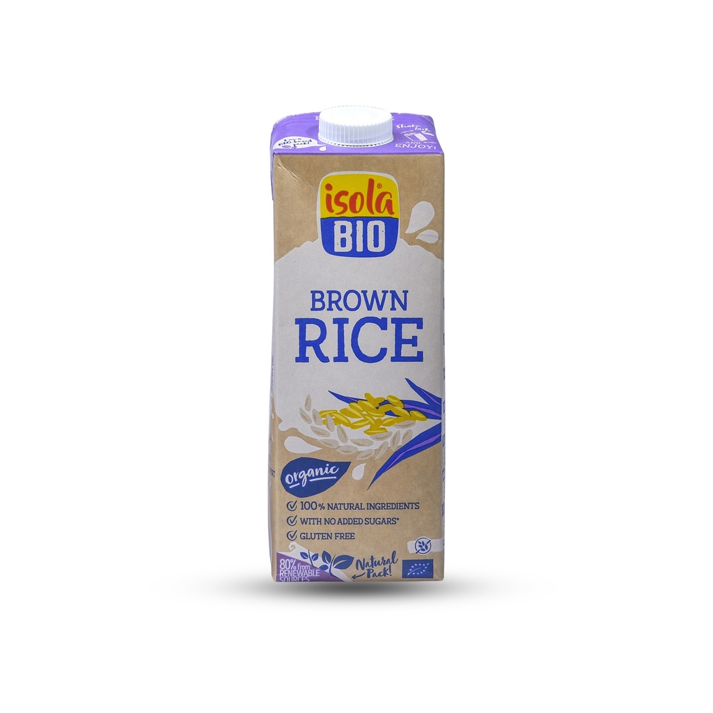 ISOLA BIO ORGANIC BROWN RICE MILK 1L