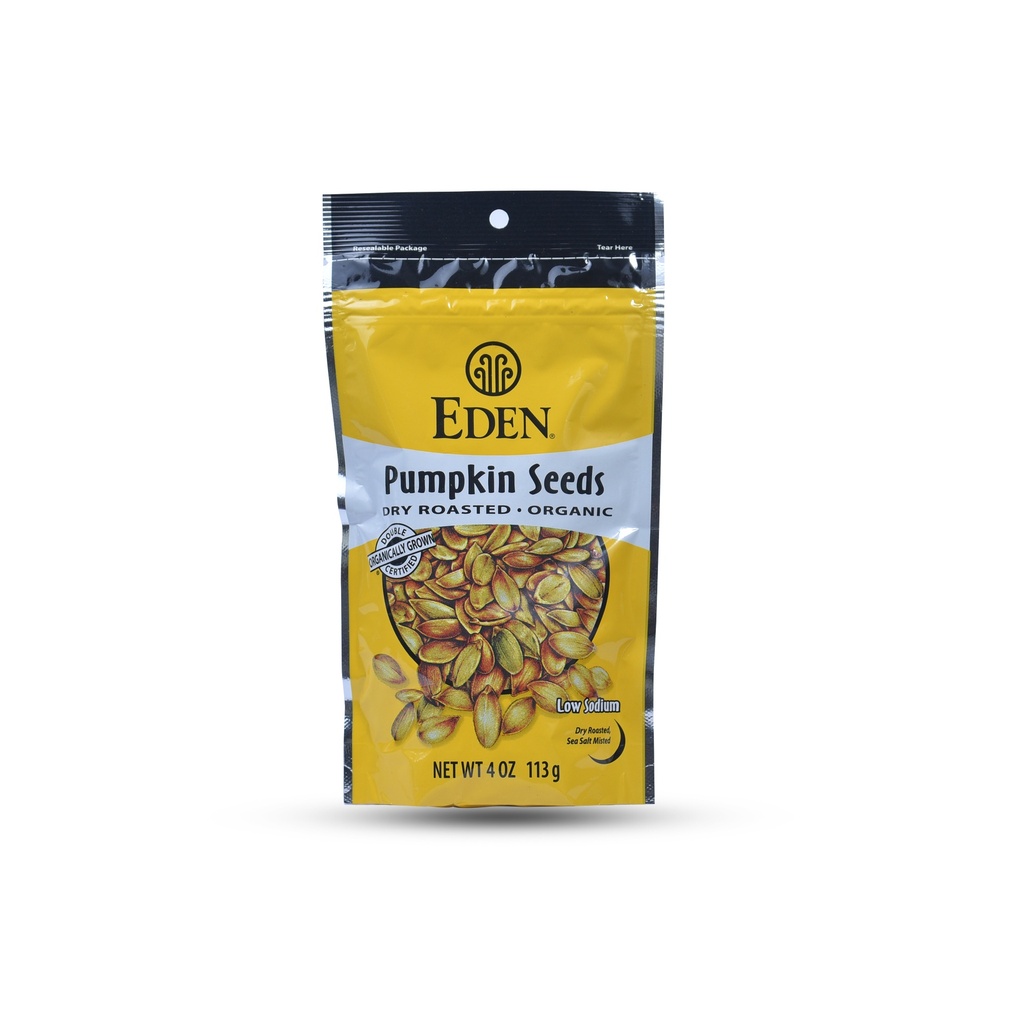 EDEN ORGANIC DRY ROASTED PUMPKIN SEED 113G