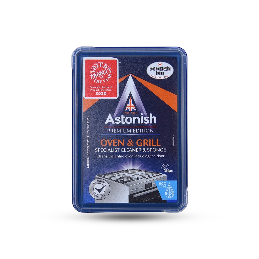 ASTONISH OVEN & GRILL SPECIALIST CLEANER & SPONGE 250G