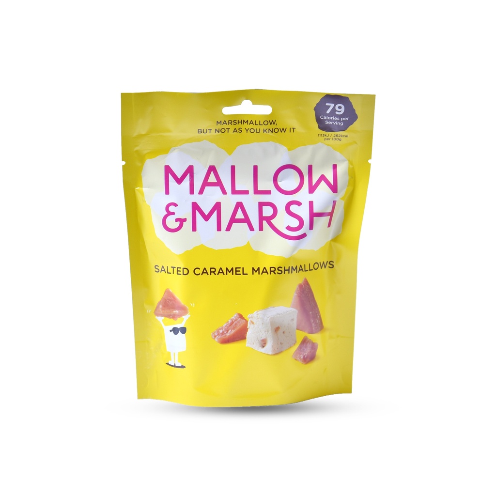 MALLOW & MARSH SALTED CARAMEL MARSHMALLOWS 85G