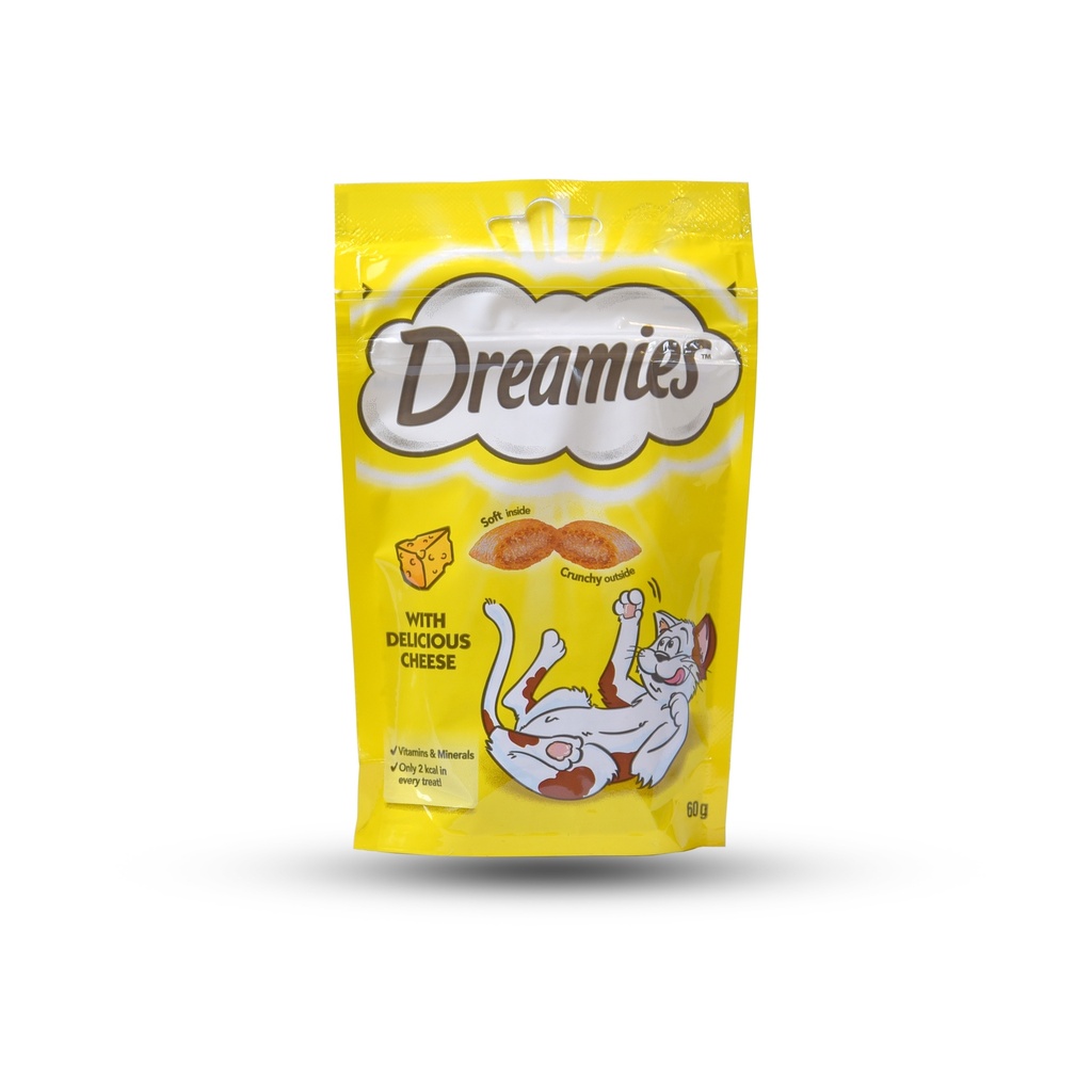 DREAMIES CAT TREAT BISCUITS WITH CHEESE 60G