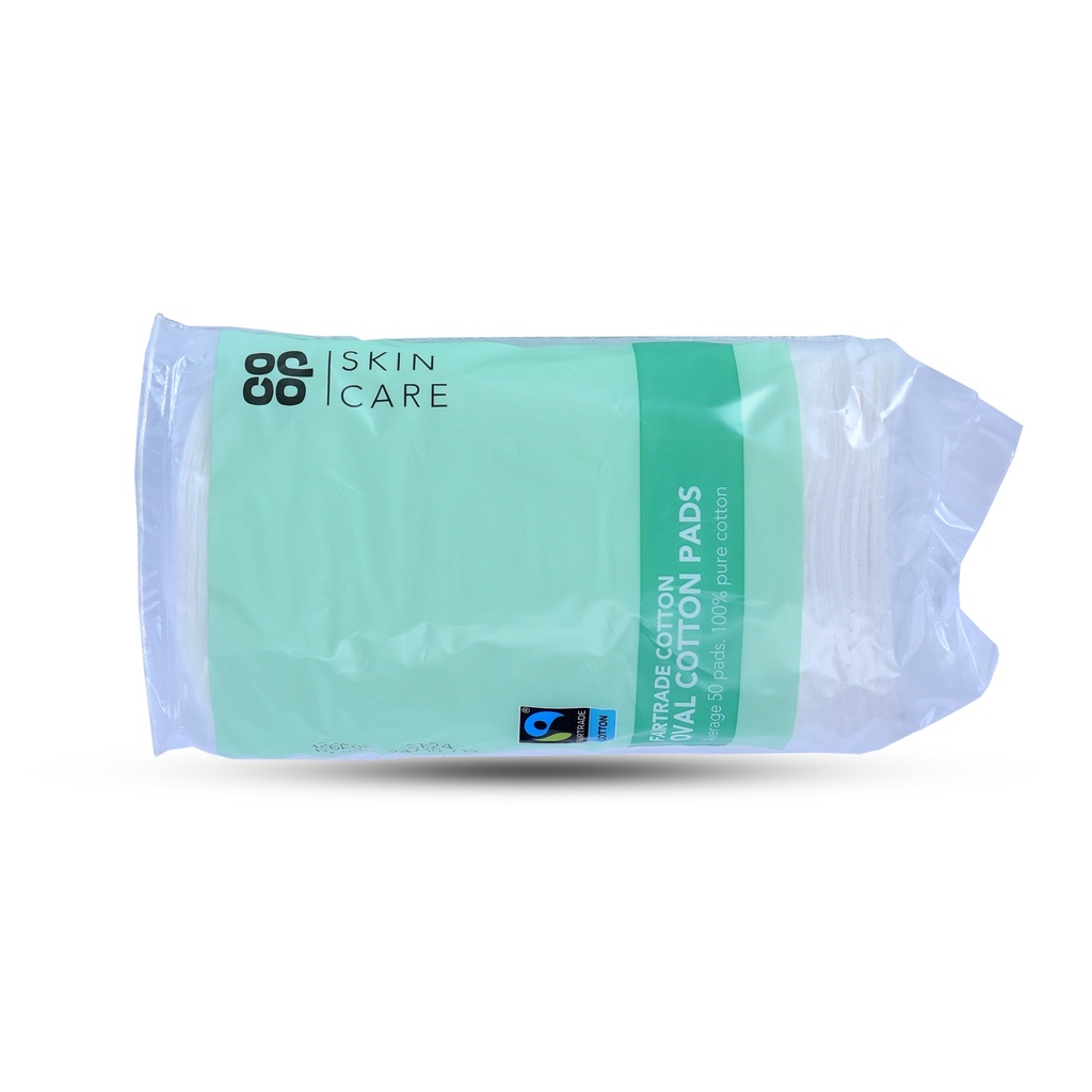 CO-OP FAIRTRADE COTTON WOOL PADS 50 PADS