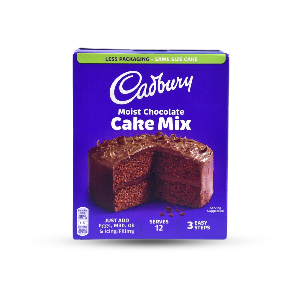 CADBURY MOIST CHOCOLATE CAKE MIX 400G
