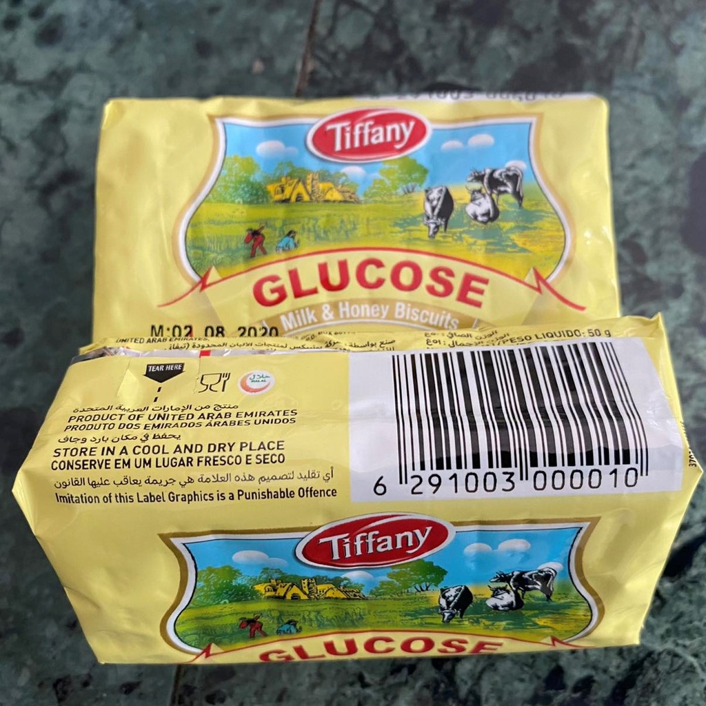 TIFFANY GLUCOSE MILK & HONEY BISCUITS 50G
