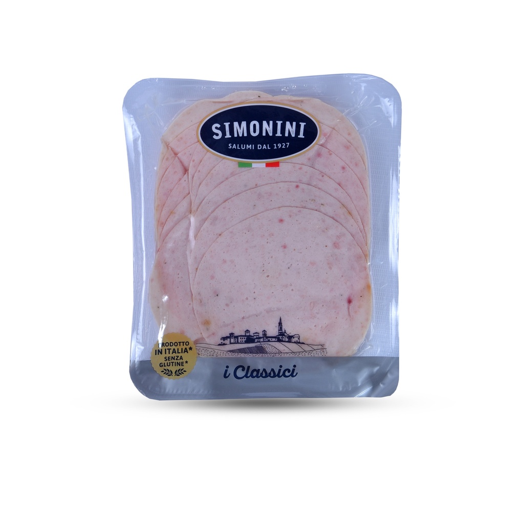 SIMONINI SLICED TURKEY MORTADELLA 200G