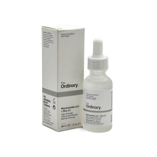 THE ORDINARY NIACINAMIDE 10% + ZINC 1% 30ML HIGH STRENGTH VITAMIN AND MINERAL BLEMISH FORMULA