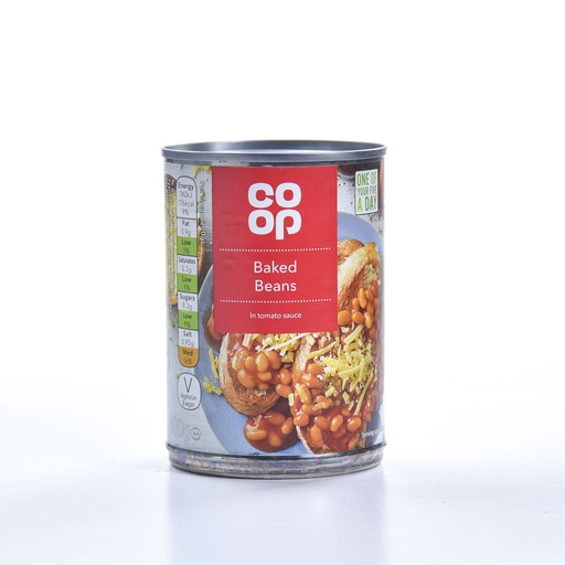 CO-OP BAKED BEANS IN TOMATO SAUCE 400G