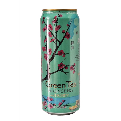 ARIZONA BEVERAGES GREEN TEA WITH GINSENG & HONEY 680ML