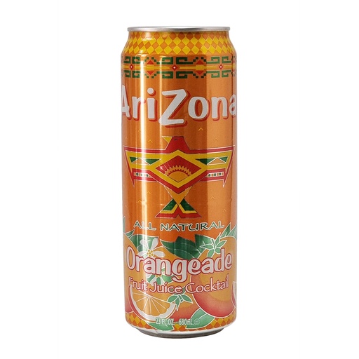 ARIZONA BEVERAGES ORANGEADE FRUIT JUICE COCKTAIL 680ML