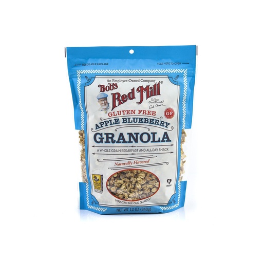 BOB'S RED MILL GLUTEN FREE APPLE BLUEBERRY GRANOLA 340G 