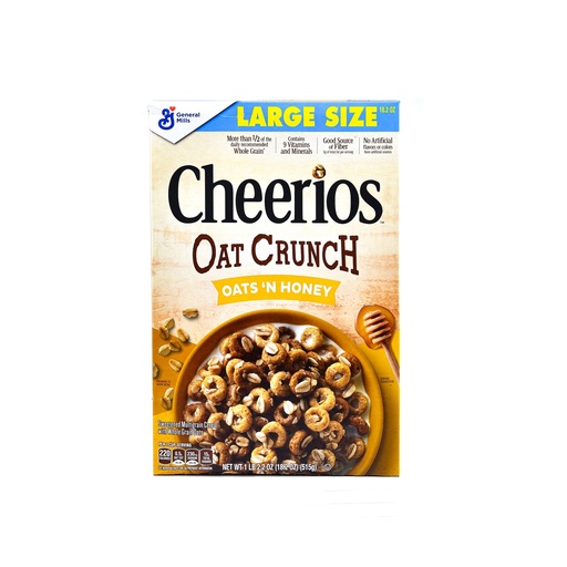 GENERAL MILLS CHEERIOS OAT CRUNCH OATS & HONEY 515G