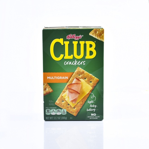 KELLOGG'S CLUB MULTIGRAIN CRACKERS 360G