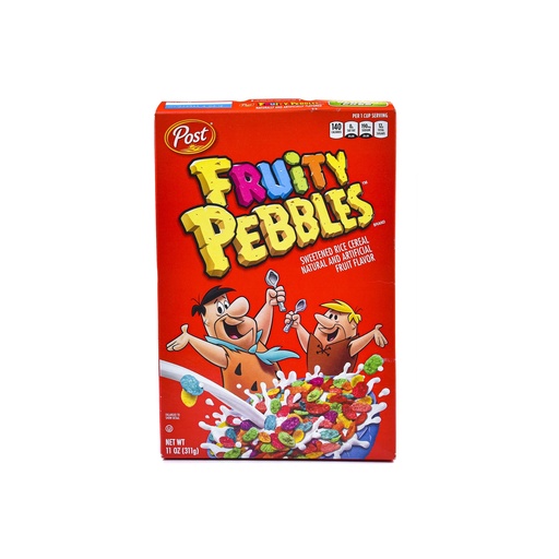 POST FRUITY PEBBLES CEREAL 311G