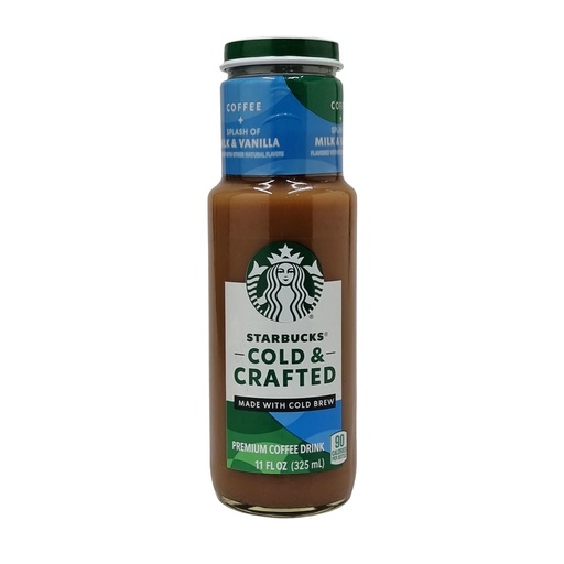 STARBUCKS COLD & CRAFTED VANIILA 325ML