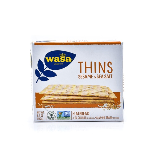 WASA THIN SESAME & SEA SALT 190G