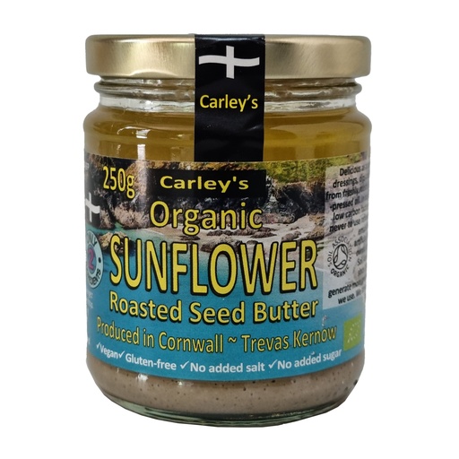 CARLEY'S ORGANIC SUNFLOWER ROASTED SEED BUTTER 250G