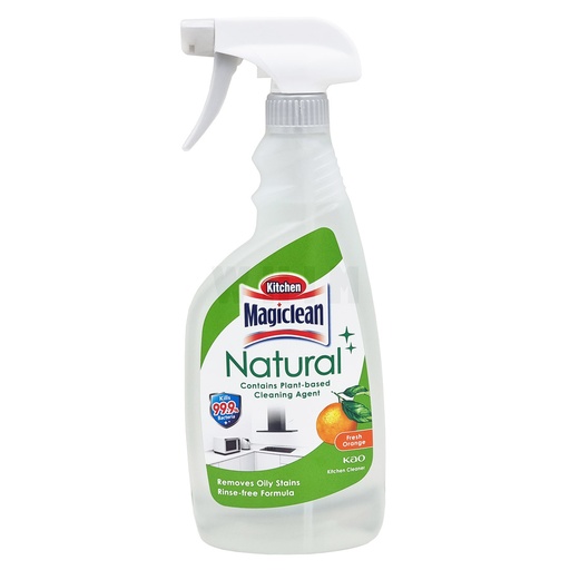 MAGICLEAN NATURAL KITCHEN CLEANER PLANT-BASED FRESH ORANGE TRIGGER 500ML