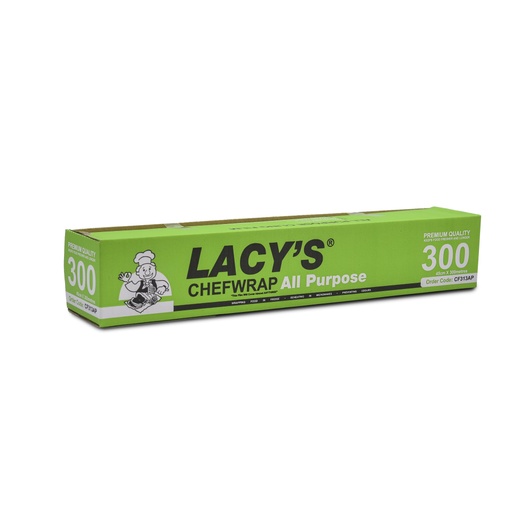 LACY'S CLING FILM FOOD WRAP 45CM X 300M