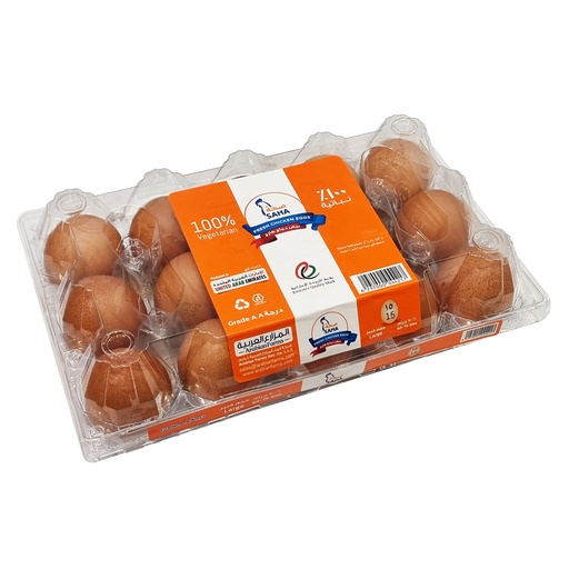 SAHA FRESH LARGE BROWN GRADE AA 15 EGGS