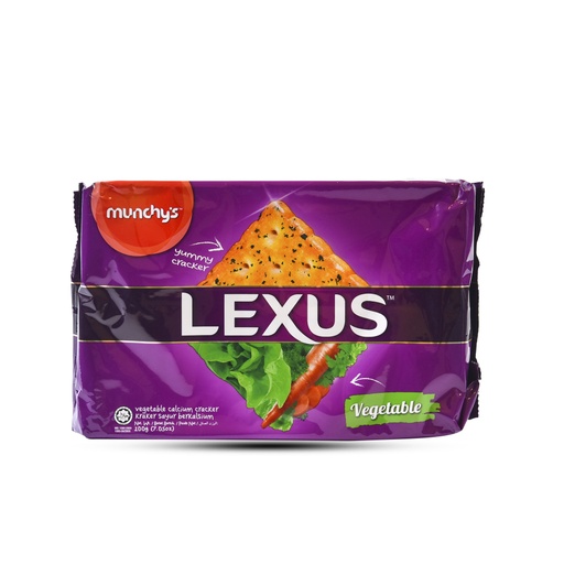 MUNCHY'S LEXUS VEG CALCIUM CRACKER 200G