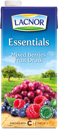 LACNOR ESSENTIALS MIXED BERRIES FRUIT DRINK 1LTR