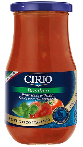 CIRIO PASTA SAUCE BASILICO 420G