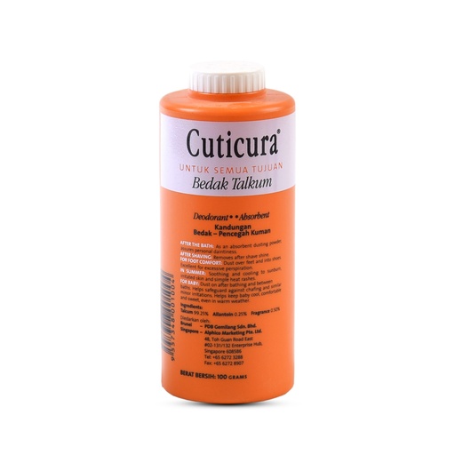 CUTICURA ALL PURPOSE TALCUM POWDER 100G