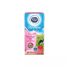 DUTCH LADY UHT MILK 200ML STRAWBERRY