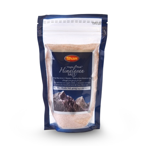 SHAN HIMALAYAN PINK GRAIN SALT POUCH 400G