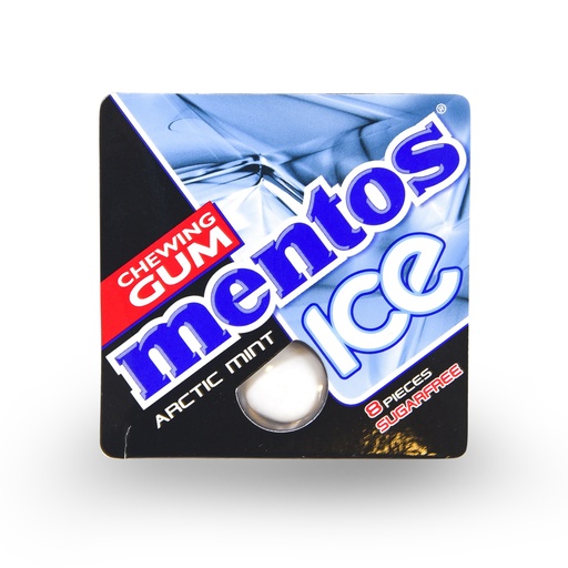 MENTOS ICE ARCTIC MINT GUM 8PCS