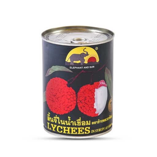 ELEPHANT & SUN LYCHEES IN SYRUP 565G