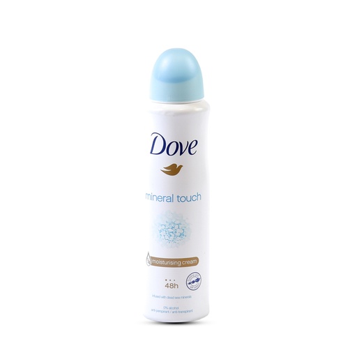 DOVE BODY SPRAY DEO - MINERAL TOUCH (W) 150ML
