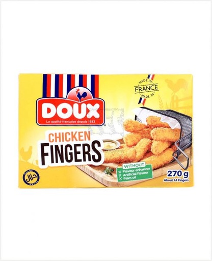 DOUX CHICKEN FINGER BREADED 270G