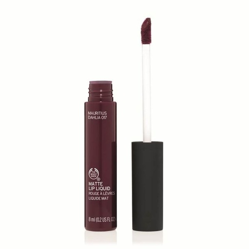 THE BODY SHOP MATTE LIP LIQUID MAURITIUS DAHLIA 017 8ML