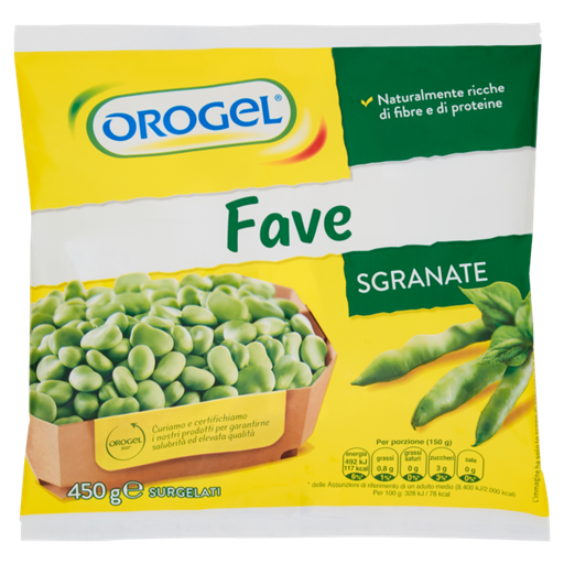 OROGEL BROAD BEANS 450G