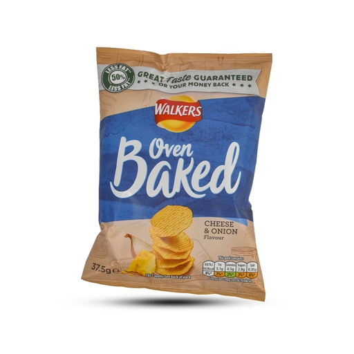 WALKERS BAKED CHEESE & ONION 37.5G