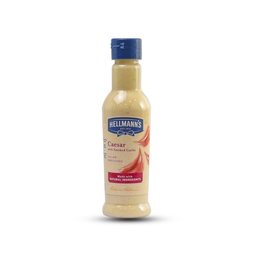 HELLMANN'S CAESAR WITH SMOKED GARLIC SALAD DRESSING 210ML