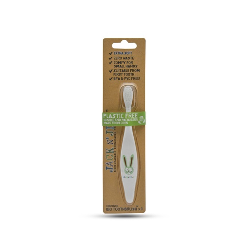 JACK N' JILL BUNNY BIODEGRADABLE TOOTHBRUSH