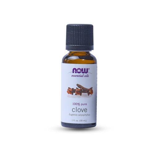 NOW ESSENTIAL OILS 100% PURE CLOVE 1 OZ