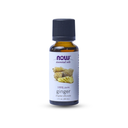 NOW ESSENTIAL OILS 100% PURE GINGER 1 OZ