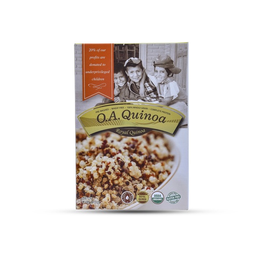 O.A. ORGANIC 100% PREMIUM MIX QUINOA 340G