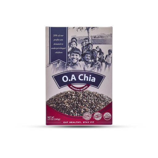 O.A. 100% PREMIUM CHIA SEEDS 340G