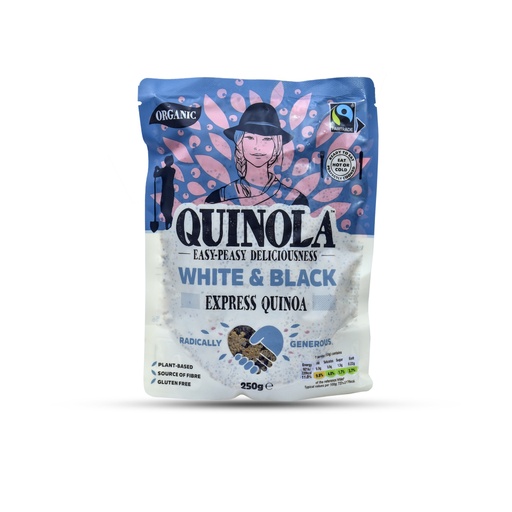 QUINOLA EASY-PEASY ORGANIC EXPRESS QUINOA WHITE & BLACK 250G