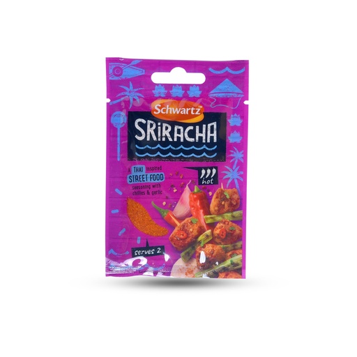 SCHWARTZ STREET FOOD SRIRACHA SACHET 14G