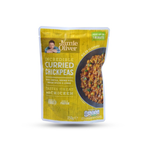 JAMIE OLIVER CURRIED CHICKPEAS READY TO 250G