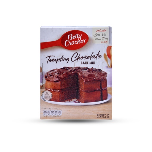 BETTY CROCKER TEMPTING CHOCOLATE CAKE MIX 425G