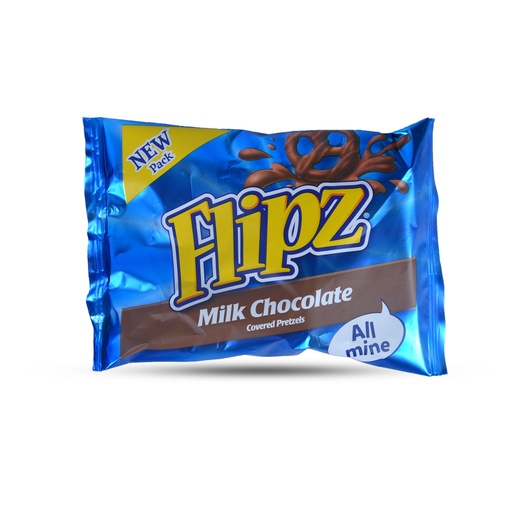 FLIPZ MILK CHOCOLATE COVERED PRETZELS 37G