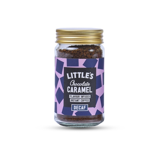 LITTLE'S DECAF CHOCOLATE CARAMEL FLAVOUR INFUSED INSTANT COFFEE 50G