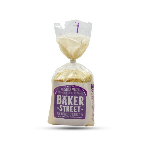 BAKER STREET SLICED SEEDED BREAD LOAF 550G